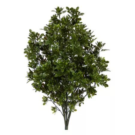 Almost Natural 2.5 ft UV Resistant Indoor/Outdoor Artificial Tea Leaf Plant Artificial Plants & Flowers