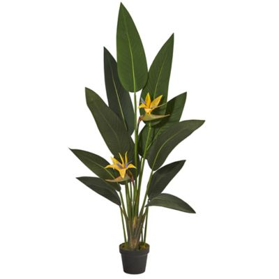Nearly Natural 4.5 ft. Real Touch Bird of Paradise Artificial Plant