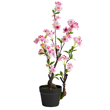 Nearly Natural 2.5 ft. Cherry Blossom Artificial Plant