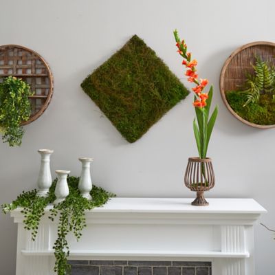 Image showing  20 in. x 20 in. Artificial Moss Mat