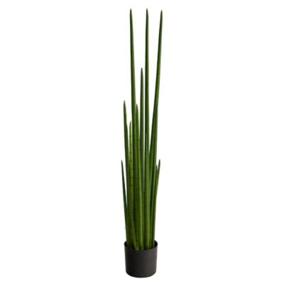 Nearly Natural 5 ft. Sansevieria Snake Artificial Plant