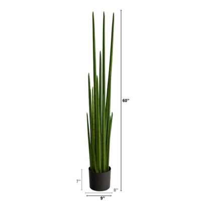 Image showing  5 ft. Sansevieria Snake Artificial Plant