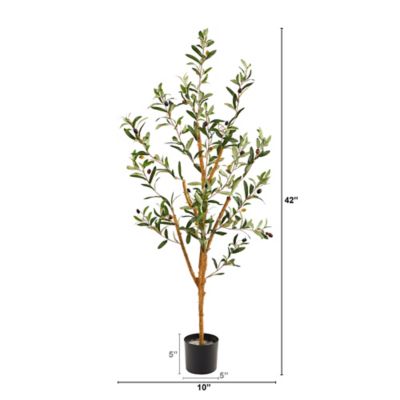 Image showing  3.5 ft. Artificial Olive Tree