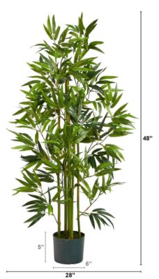 Image showing  4 ft. Artificial Bamboo Tree