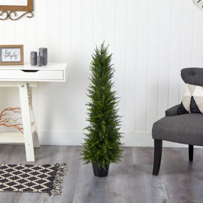 Image showing  3.5 ft. UV-Resistant Indoor/Outdoor Artificial Cypress Tree
