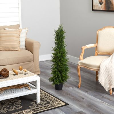 Image showing  3.5 ft. UV-Resistant Indoor/Outdoor Artificial Cypress Tree