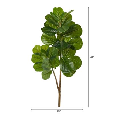 Image showing  3.5 ft. Artificial Fiddle Leaf Fig Tree