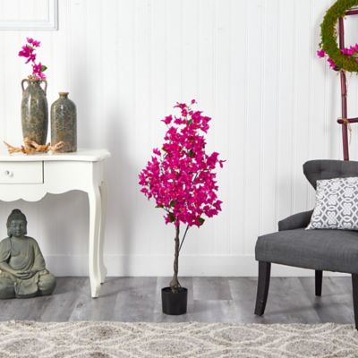 Image showing  4 ft. Pink Bougainvillea Artificial Tree