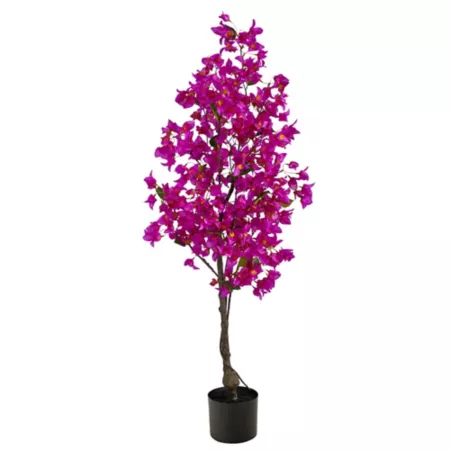 Nearly Natural 4-Foot Artificial Purple Bougainvillea Tree Artificial Plants & Flowers