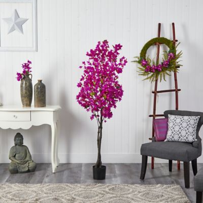 Image showing  6 ft. Purple Bougainvillea Artificial Tree