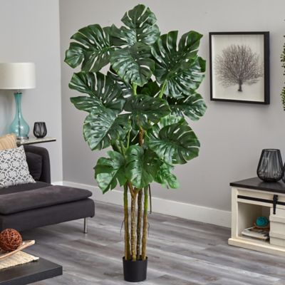 Image showing  6 ft. Artificial Monstera Tree