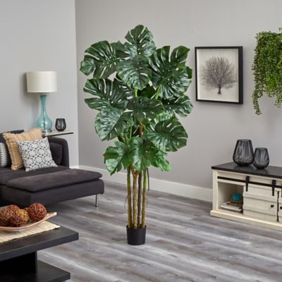 Image showing  6 ft. Artificial Monstera Tree
