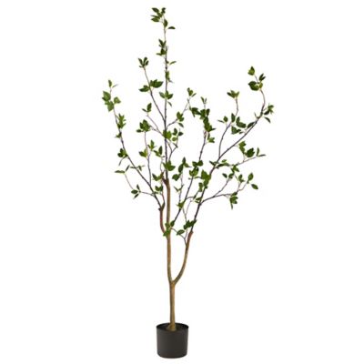 Nearly Natural 5 ft. Minimalist Artificial Citrus Tree