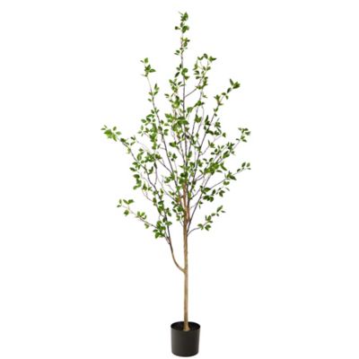 Nearly Natural 6.5 ft. Minimalist Artificial Citrus Tree