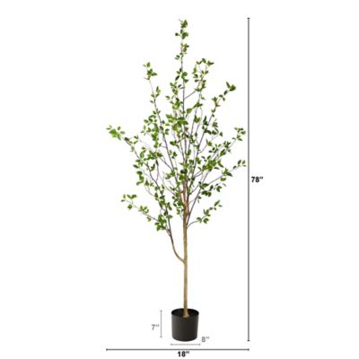 Image showing  6.5 ft. Minimalist Artificial Citrus Tree
