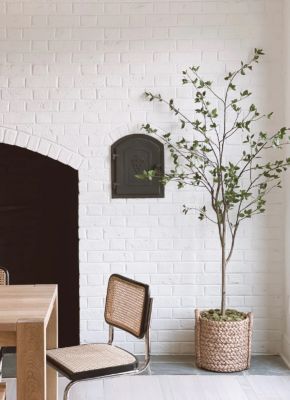 Image showing  6.5 ft. Minimalist Artificial Citrus Tree