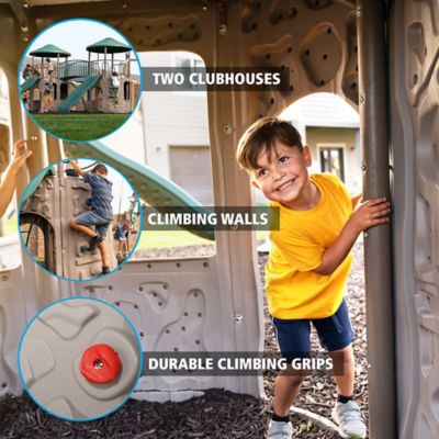 Image showing  Double Adventure Tower with Monkey Bars