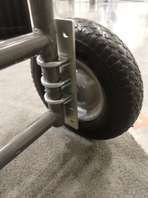 Image showing  16 in. Farm Gate Wheel, Flat Free End Mount