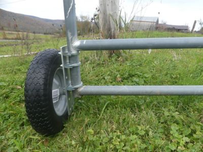 Image showing  16 in. Farm Gate Wheel, Flat Free End Mount