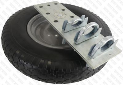 Image showing  16 in. Farm Gate Wheel, Flat Free End Mount