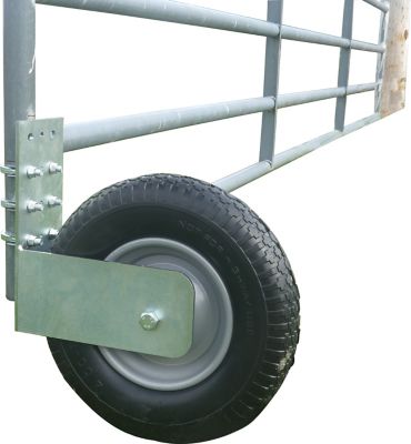 Tech Team 16 in. Farm Gate Wheel, Flat Free Front Mount