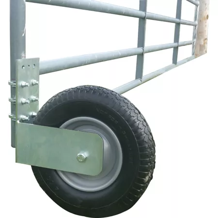 Tech Team 16 in Farm Gate Wheel Flat Free Front Mount Farm Gates