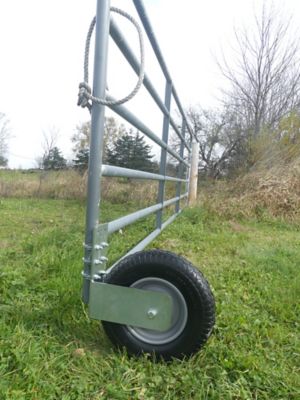 Image showing  16 in. Farm Gate Wheel, Flat Free Front Mount