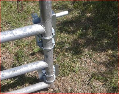 Image showing  Farm Gate Cane Bolt and Drop Rod, 3/4 in. x 24 in.