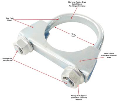Image showing 8 th Tech Team Farm Gate Cane Bolt and Drop Rod, 3/4 in. x 24 in.