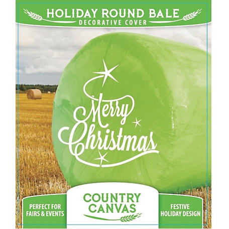 COUNTRY CANVAS Holiday Bale Cover