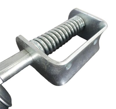 Image showing  8 in. Gate Caster, Solid Tire Spring Loaded