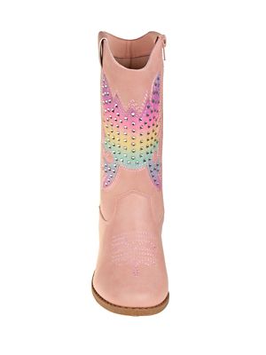 Image showing  Girls' Cowgirl Heel Boots, Little Kid/Big Kid