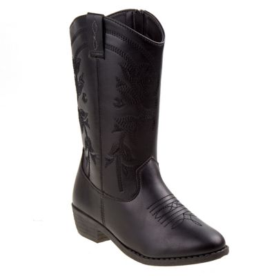 Kensie Girl Girls' Cowgirl Heel Boots, Little Kid/Big Kid