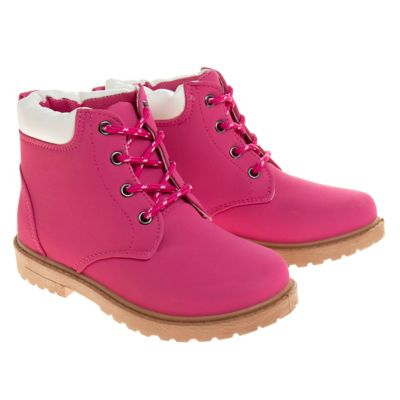 Image showing 7 th Josmo Lace-Up Construction Boots (Little-Big Kids)