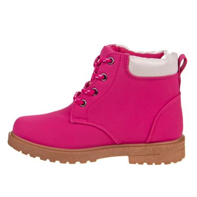 Image showing 6 th Josmo Lace-Up Construction Boots (Little-Big Kids)