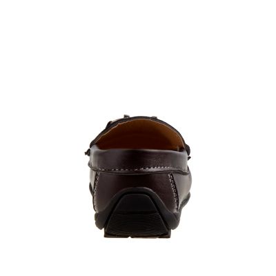 Image showing 5 th Josmo Slip-On Loafer Leather Boy Dress Shoes with Metal Accent (Toddler-Little Kids)