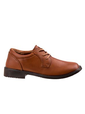 Image showing 4 th Josmo Lace-Up Leather Dress Shoes for Boys' (Toddler-Little Kids)