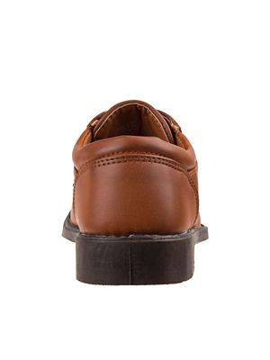 Image showing 5 th Josmo Lace-Up Leather Dress Shoes for Boys' (Toddler-Little Kids)