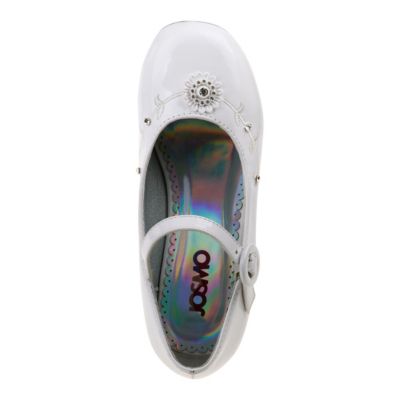 Image showing  Formal Dress Low Heel Shoe with Buckle Closure and Decorative Design (Little-Big Kids)