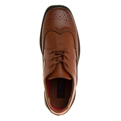 Image showing  Lace-Up Leather Dress Shoes for Boys' (Toddler-Little Kids)