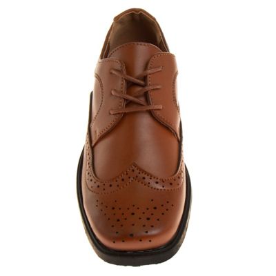 Image showing  Lace-Up Leather Dress Shoes for Boys' (Toddler-Little Kids)