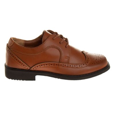 Image showing  Lace-Up Leather Dress Shoes for Boys' (Toddler-Little Kids)