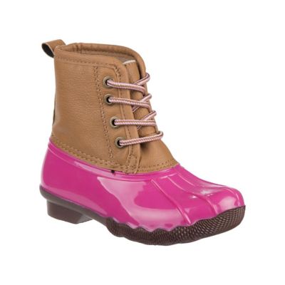 Josmo Winter Duck Boot, Youth Outdoor Lace Up Two Tone Fashion Waterproof Rain Boot (Little-Big Kids)