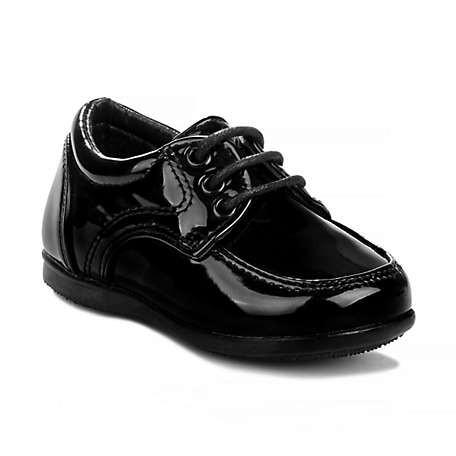 Josmo Unisex Dress Shoes with Lace-Up Closure, Perfect for Weddings, Church, School Uniform (Infant-Toddlers)