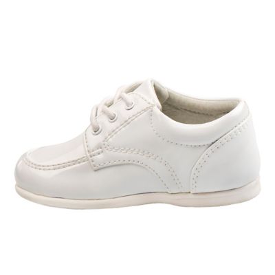 Image showing 4 th Josmo Unisex Dress Shoes with Lace-Up Closure, Perfect for Weddings, Church, School Uniform (Infant-Toddlers)