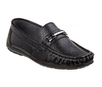 Josmo Loafer Shoes with Metal Accent for Boys' (Little-Big Kids)