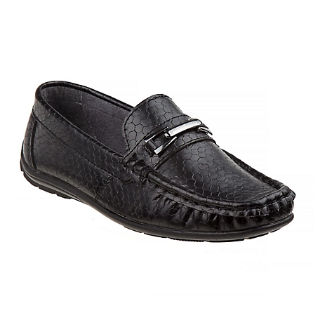 Josmo Loafer Shoes with Metal Accent for Boys' (Little-Big Kids)