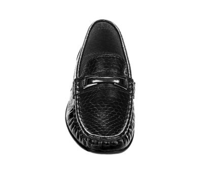 Image showing  Loafer Shoes with Metal Accent for Boys' (Little-Big Kids)
