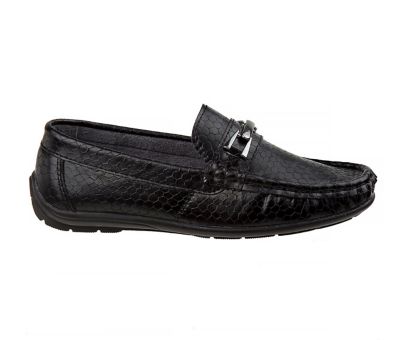 Image showing  Loafer Shoes with Metal Accent for Boys' (Little-Big Kids)