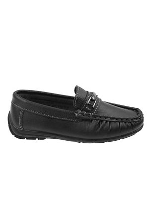 Image showing  Loafer Shoes with Metal Accent for Boys' (Little-Big Kids)